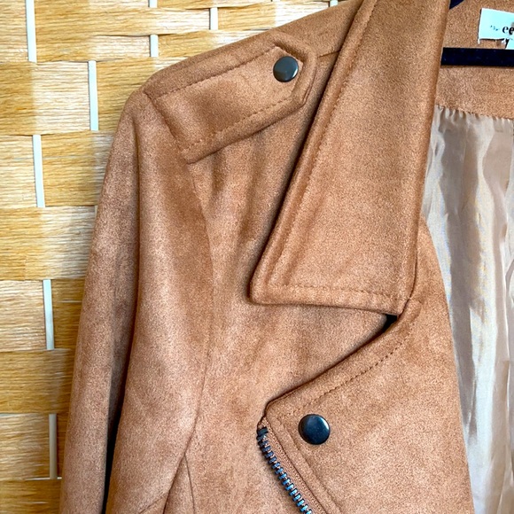 Faux Suede moto jacket - Picture 2 of 4